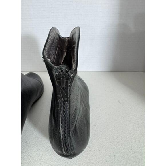 "LUMIANI" RARE Vintage Leather Ankle Boots Witchy Prairie Western Gunne Sax - Picture 7 of 16